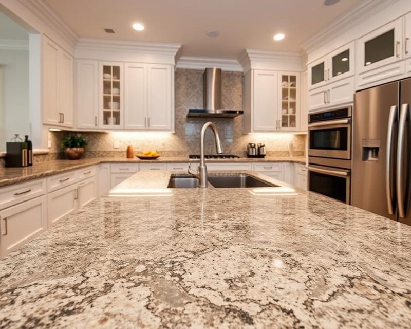 Kuchnia z granitowym blatem: trwałość, elegancja i funkcjonalność