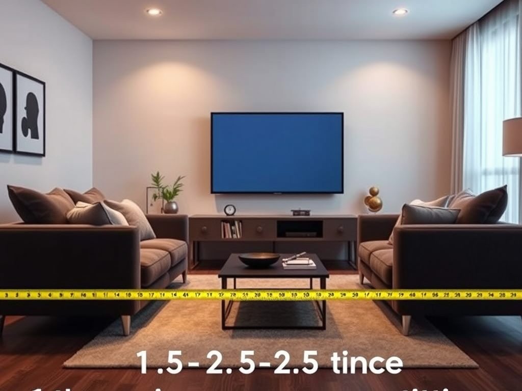 Sofa naprzeciwko telewizora – jak dobrać odległość dla komfortu i zdrowia wzroku