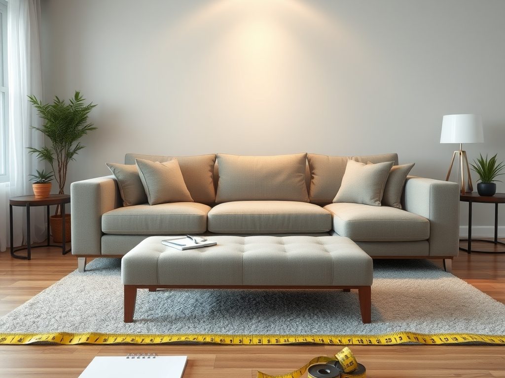 Jak dokładnie zmierzyć miejsce na sofę, uwzględniając przestrzeń, funkcję i komfort użytkowania