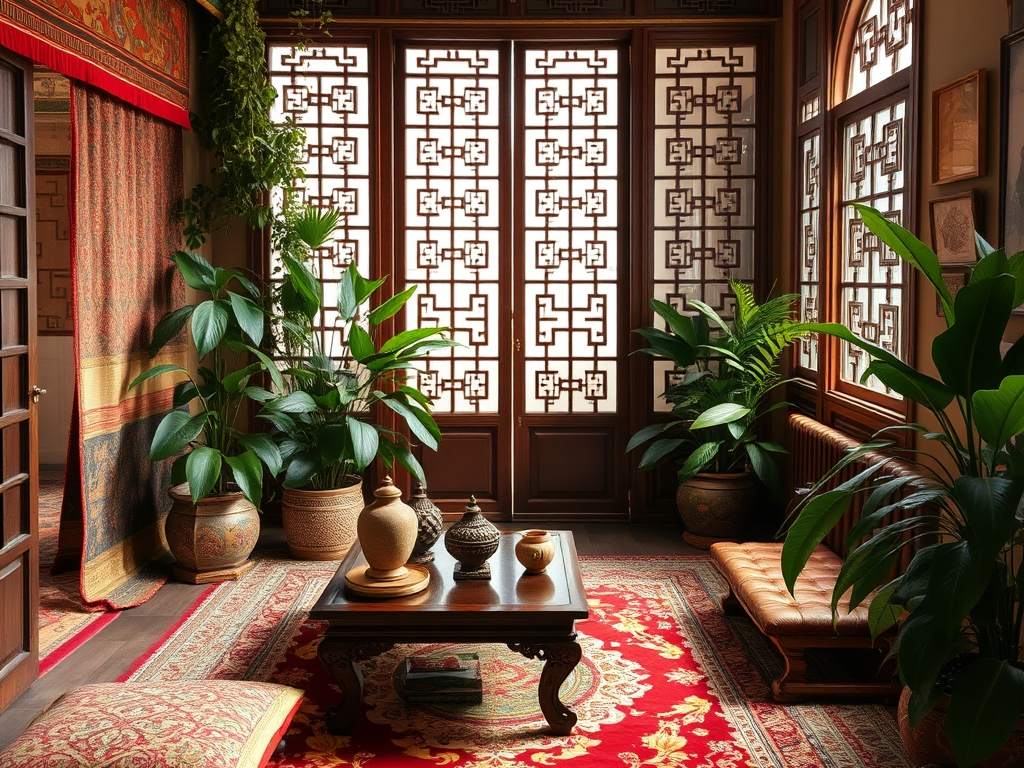 Styl orientalny we wnętrzach: jak stworzyć harmonijną przestrzeń pełną egzotyki i kulturowych detali