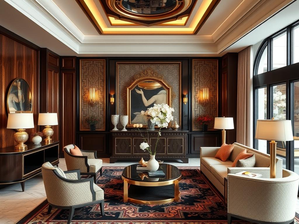 Styl art deco we wnętrzu: jak łączyć luksus, geometrię i funkcjonalność bez błędów aranżacyjnych