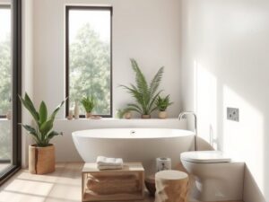Styl japandi w łazience: jak stworzyć harmonijną przestrzeń łączącą minimalizm z naturą