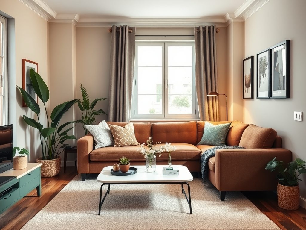 Układ mebli w małym salonie: jak zorganizować przestrzeń dla wygody i stylu