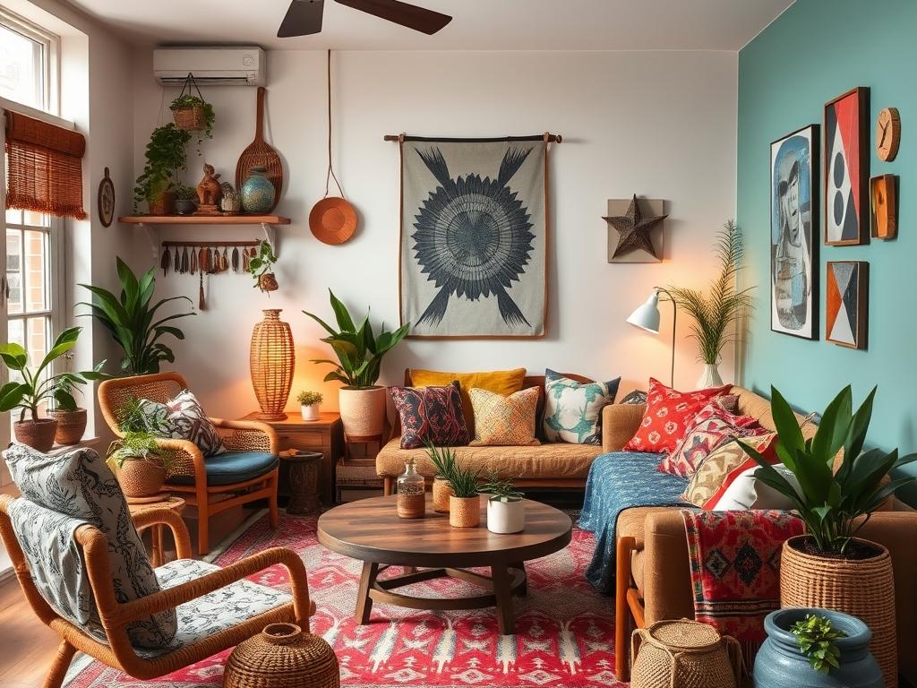 Styl boho w mieszkaniu: jak łączyć kolory, naturalne materiały i dodatki, by stworzyć harmonijną przestrzeń pełną indywidualności