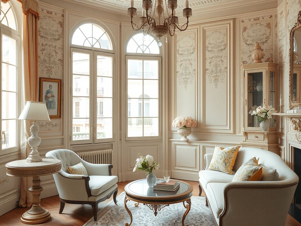 Styl paryski we wnętrzach: jak połączyć elegancję, lekkość i ponadczasowy szyk krok po kroku