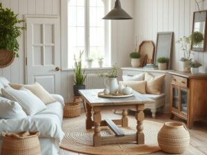 Styl farmhouse kolory: jak wybrać naturalną paletę i uniknąć najczęstszych błędów aranżacyjnych