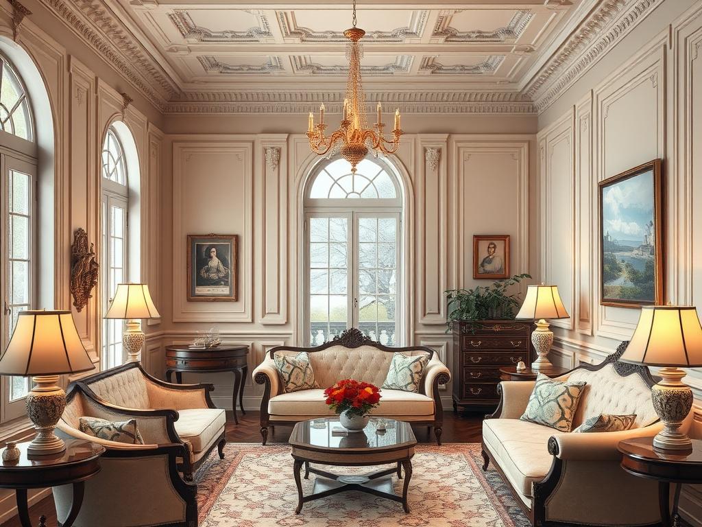 Styl klasyczny wnętrza: ponadczasowa harmonia, proporcje i praktyczne zasady aranżacji